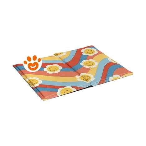 Leopet Tappetino Refrigerante Fiori - XL (100x80cm) - Igiene Cane