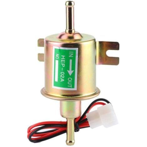 PA 12V 36 PSI Inline Gas Diesel Electric Fuel Pump Basse Pression HEP02A pour Voiture Camion Bateau (1/4)