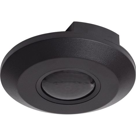 Sensor de Movimiento WiFi PIR Crepuscular 360º Negro (1/5)