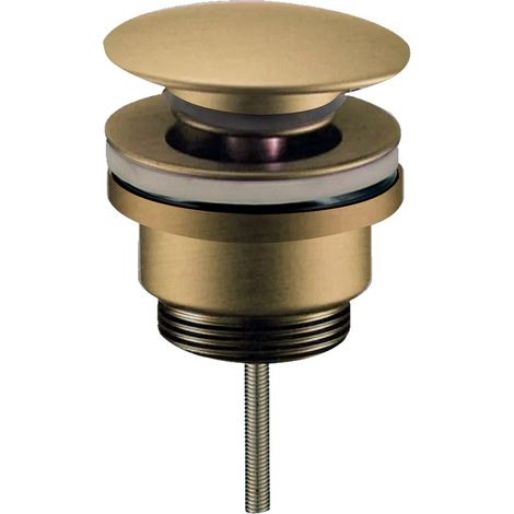 Kibath Válvula clic clac LAVABO BIDET acabado ORO cepillado fabricado en latón (1/5)