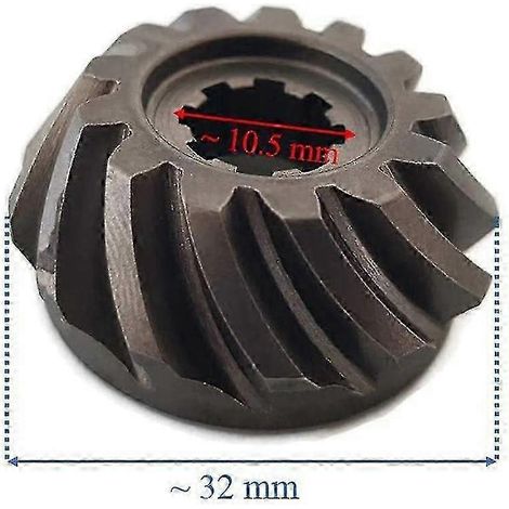 Kegelrad für Bootsmotoren, Außenbordmotor 6e7-45551-00 01 F9 F9.9 F15 F20 9,9 PS 15 PS 13 Zähne 2/4-Takt Vorher-Ausgabe 0618