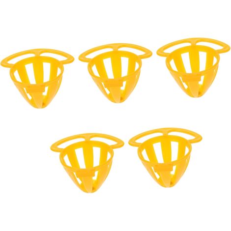 5 Pièces Panier Alimentaire pour Oiseaux Support pour Fruits Accessoire de Nourrissage pour Perroquets Facile à Installer (1/5)