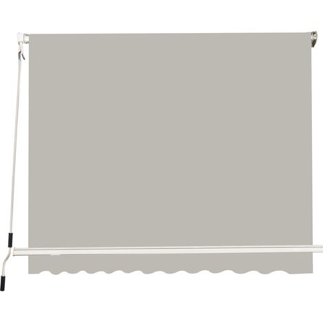 Tenda da Sole a Caduta con Bracci 245x245 cm Beige (1/2)