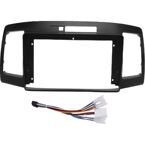 Cornice per autoradio da 9 pollici con cablaggio di navigazione, montaggio sicuro, stereo DVD, frontalino di ricambio per Allion Premio.