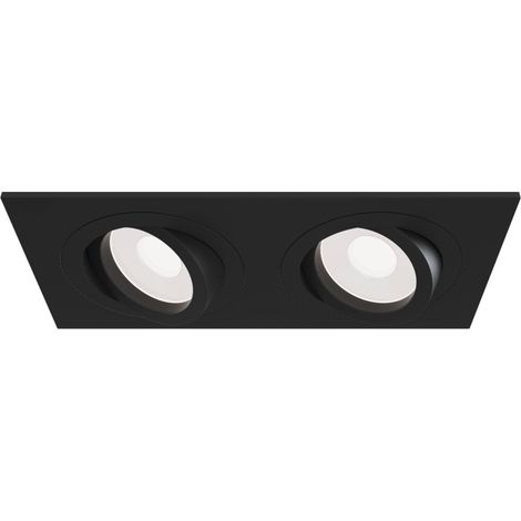 Faretto da incasso Downlight in Alluminio Atom Nero (1/5)