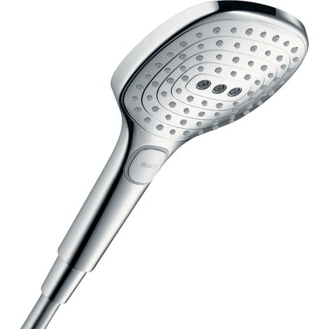 Hansgrohe Raindance Select E - Pommeau de douche, 3 jets, EcoSmart+, chrome 28729000