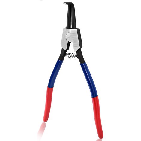 Pince à circlip externe de 33 cm - Pince à circlips de précision robuste - Pince à anneau de retenue à mâchoire incurvée pour retirer et enlever les tuyaux (1/4)