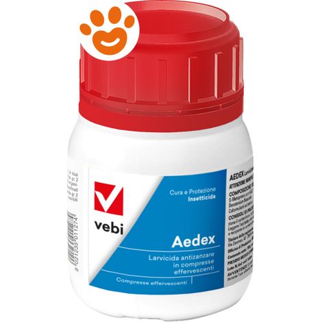 Vebi Aedex LarviciAntizanzare - Confezione 50 Compresse -