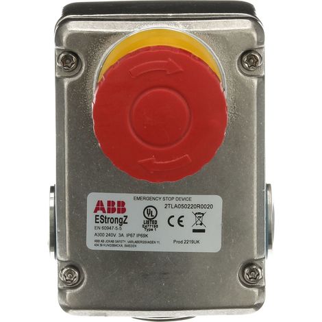 Bouton d'arrêt d'urgence ABB EstrongZ ( Prix pour 1 )