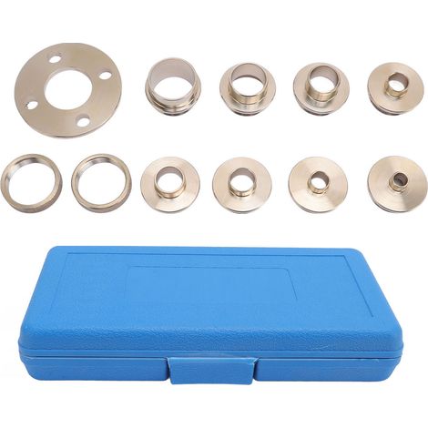 Kit di guida per modelli di fresatrice da 11 pezzi Kit di boccole in ottone con custodia per il trasporto per la riparazione della lavorazione del legno