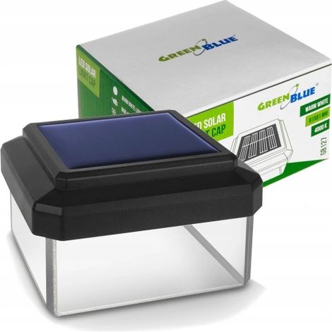 Capuchon de poteau, capuchon solaire, lampe LED 80x80 (1/5)