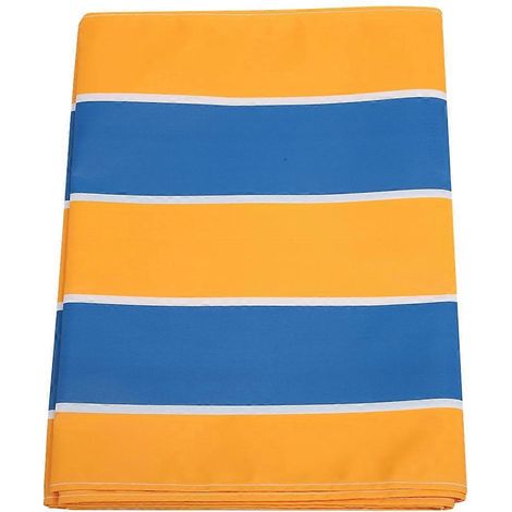 Tapis de jeu de course Oxford Cloth Teamwork Games Group Activity Fun pour enfants et adultes (bleu et jaune, 6 m)