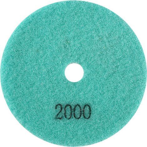 Tampon de polissage de disque de meulage de diamant humide de 100 mm 4 "pour marbre de granit (granularité 2000) (1/4)