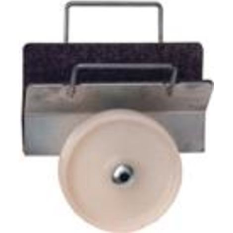 BS Rollen Plattenklemmwagen mit Kunststoffrad Klemmbreite 0-70 mm (1/2)