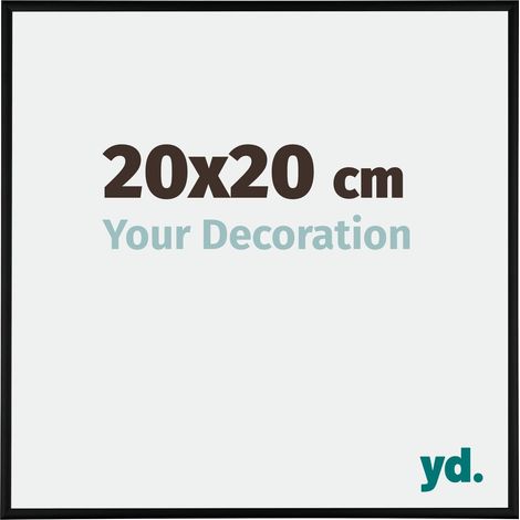 yd. - Cadre photo 20x20 - Noir Mat - Aluminium - Kent (1/5)