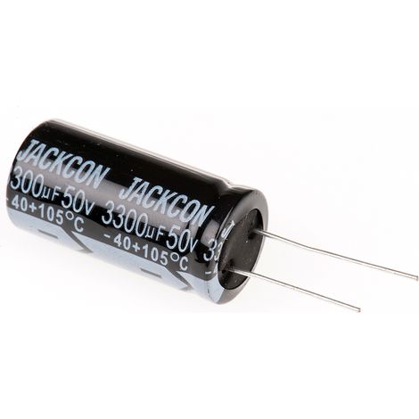 Condensateur RS PRO 3300µF, 50V c.c. (1/2)