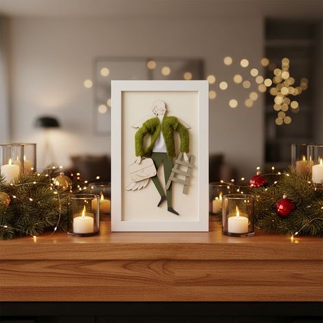 Quadro angelo del successo di alta qualità decorazione natalizia (1/3)