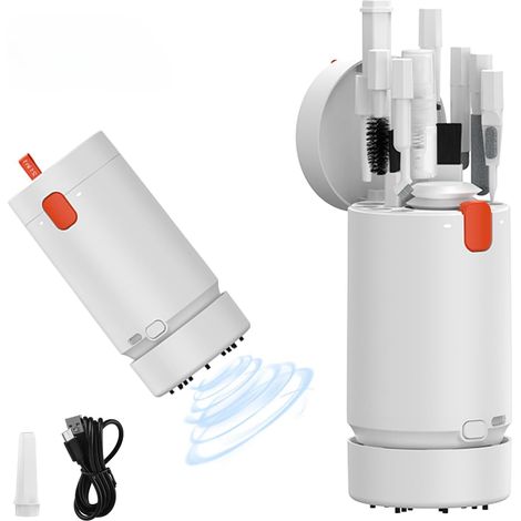 Kit de nettoyage 21 en 1 pour clavier, ordinateur portable, écran, brosse multifonction pour iPad,iPhone,écouteurs,casque,appareil photo,moniteur (1/5)