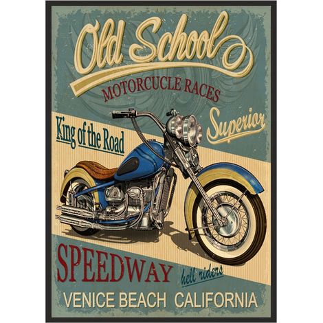 POSTER FOTOGRAFICO IN CORNICE 53x73 cm Garage Motor P1852 (1/4)