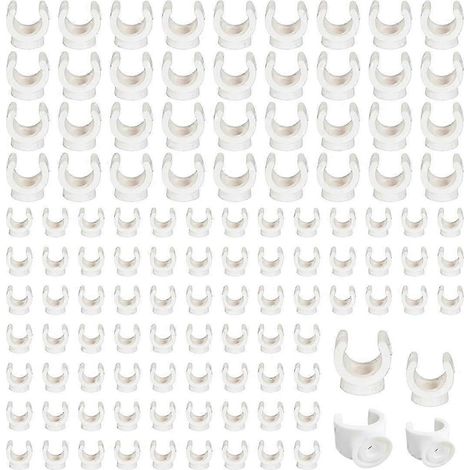 Ensemble de 150 colliers de serrage pour tuyaux PEX - Colliers en U pour tuyaux d'eau en PVC de 1/2 et 3/4 pouce (1/4)