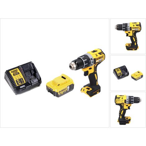 Perceuse-visseuse sans fil DeWalt DCD 791 P1 18 V 70 Nm Brushless + 1 batterie 5,0 Ah + chargeur
