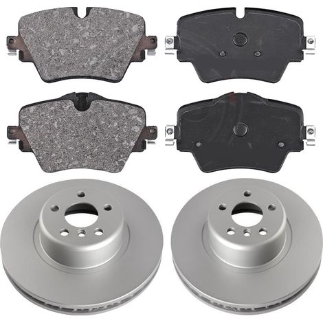 KIT FRENI ANTERIORI compatibile con BMW 5 (G31) - DISCHI + PASTIGLIE OEM: 35074, 35144 / 39924 / 18686 , 18761 , 18762 /SOSTITUZIONE DIRETTA/BASSA POLVERE/SILENZIOSO (1/5)