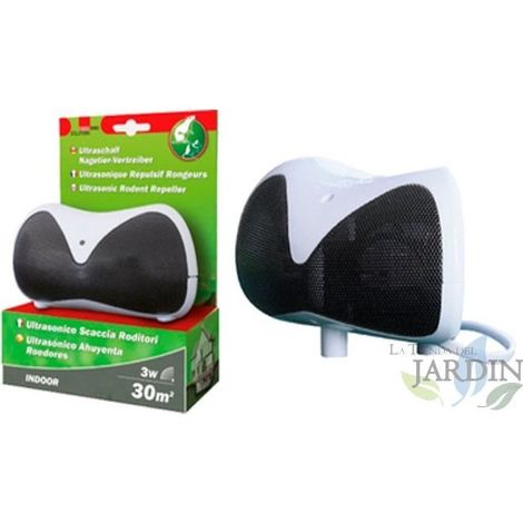 Repelente ultrasonido para roedores, ratones, ratas, repelente animales. Protector de jardín y hogar