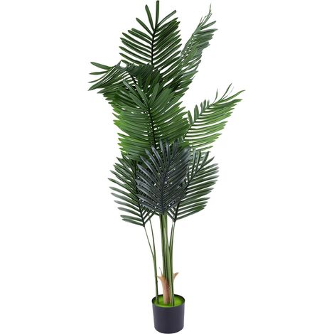 Artificial Palm Plant, Large Faux Indoor Tree with (1/5)