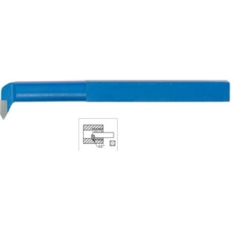 Cuchilla metal duro para torno DIN 283, rosca interior, 12x12x160, P-30 Metalworks 344028312 (1/2)