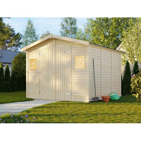 Casetta in legno non trattato Dan B 273x280 cm