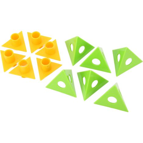 Support triangulaire pour peinture en bois, bâtonnet à double usage détachable, outil de support pour tapis de pulvérisation en bois (1/5)