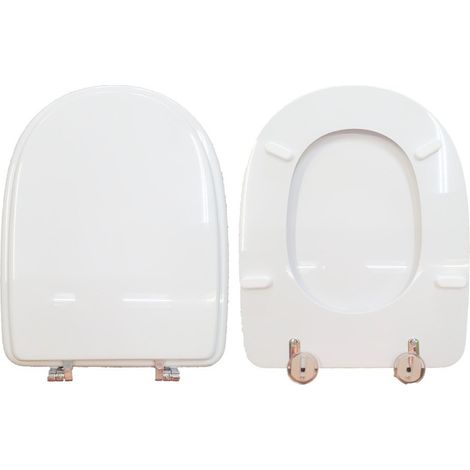 Copriwater Hidra Loft compatibile in poliestere bianco