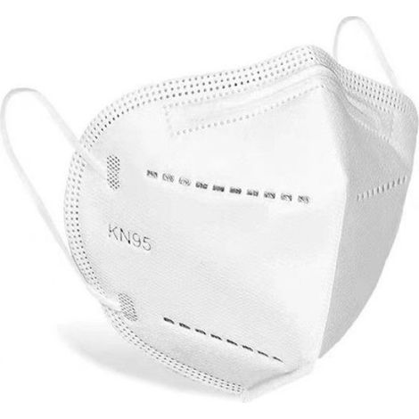 50 Masque KN95,Protection respiratoire 5 couches,Filtration poussière,Confortable adulte,Lieux publics (1/4)