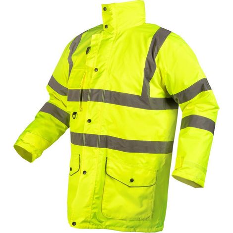 Chaqueta alta visibilidad neo 5 configuraciones amarillo poliéster (1/2)