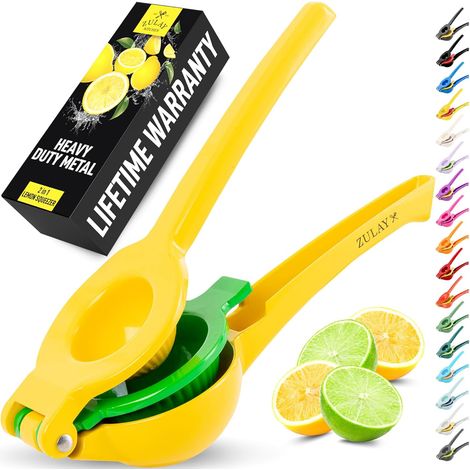 1 Presse-agrumes Manuel, Aluminium, Filtre Graines, Pour Citron Et Lime, Cuisine Et Bar (1/5)