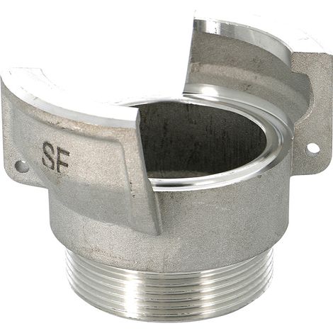Raccord symétrique aluminium, mâle 3" (80/90) sans verrou, sans joint, DN80 - SFERACO (1/2)