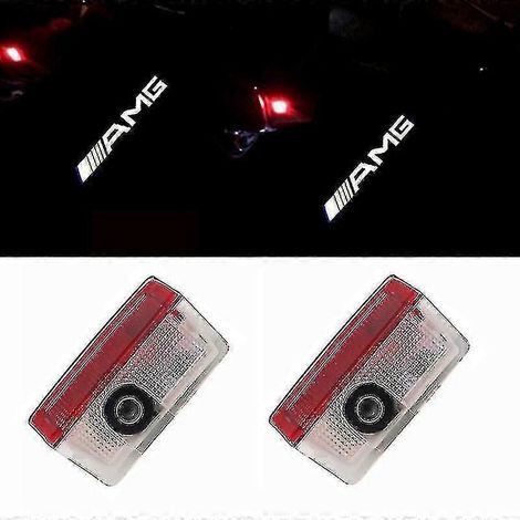 Projecteur de logo LED à 2 portes, pour modèles Mercedes-Benz GLS/GLC/GLB/GLA/A/B/C/Classe E (1/4)