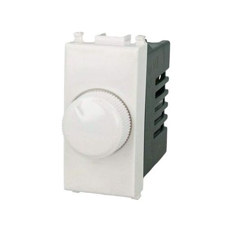 Regolatore Dimmer A Manopola 220V Bianco Compatibile Con Vimar Plana (1/2)