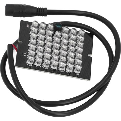 Carte de lampe infrarouge 940 nm avec 48 LED, capteur automatique, éclairage auxiliaire de vision nocturne pour la vidéosurveillance, 12 V CC (1/5)