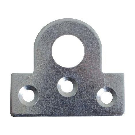 OCCHIOLO PORTALUCCHETTO - ZINCATO S.MM 1,8 MM 56X48,5 FORO MM 16 CF=PZ 100- 1 confezioni