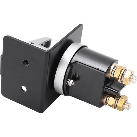 Interrupteur de batterie avec plaque de verrouillage - Coupe-circuit isolant pour camping-car, bateau, camion et véhicule utilitaire. (1/5)