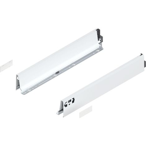 Blum Tandembox antaro M Schubladenschienen-Set 1 Paar, 30kg 300mm Vollauszug Blumotion, seidenweiß (1/5)