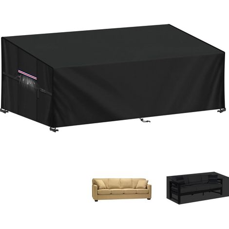 Gartensofa Schutzhülle 220cm Wasserdicht Winddicht für 3-4 Sitzer Lounge (1/5)