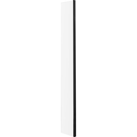 Wetroom Screen Return 215x1850x8mm Black