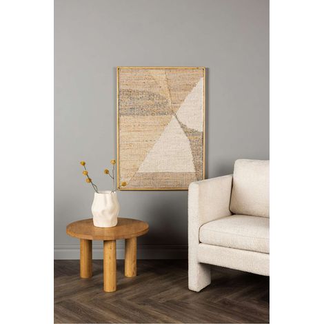 Patricia décoration murale coton, jute beige. (1/4)