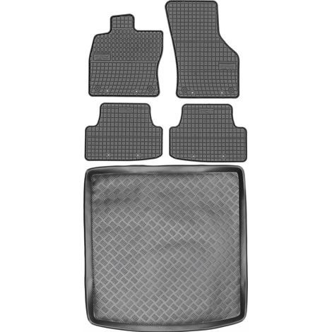 Ensemble de tapis de sol en caoutchouc pour Volkswagen Golf VII Kombi (2012-2020) + tapis de coffre (1/5)
