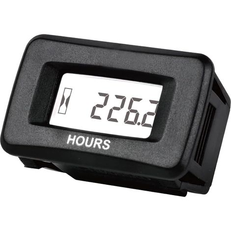 Compteur horaire numérique AC/DC 5-277 V, compteur horaire étanche (1/5)