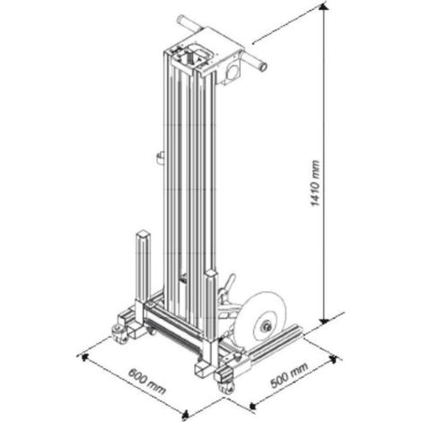 Produktbild von NEO TOOLS Säulenhebebühne 15 T – Stahl, 230–460 Mm Höhe, 8 Kg, CE, Für Kfz, Industrie & Garage