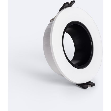 Downlight Ring Konisch Niedriger UGR Wert für LED Glühbirne GU10 / GU5.3 Schnitt Ø 75mm Weiß / Schwarz