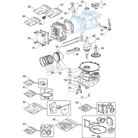 Motorwanne TRE0701 ORIGINAL STIGA Rasentraktor 118550445/0